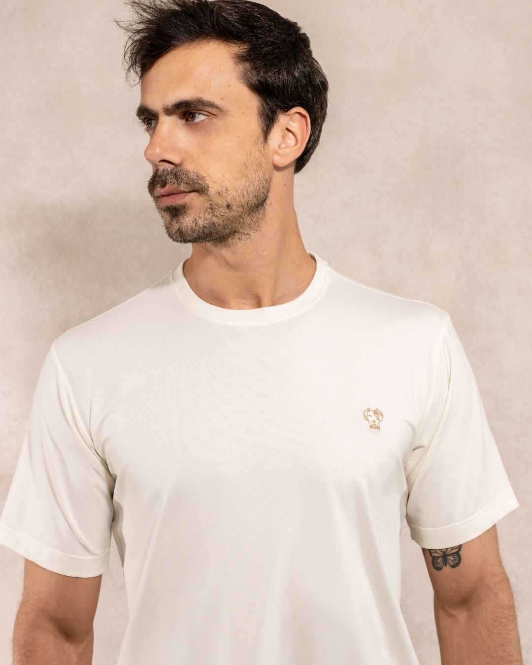 T-Shirt Antimanchas Ivory - Talla Regular