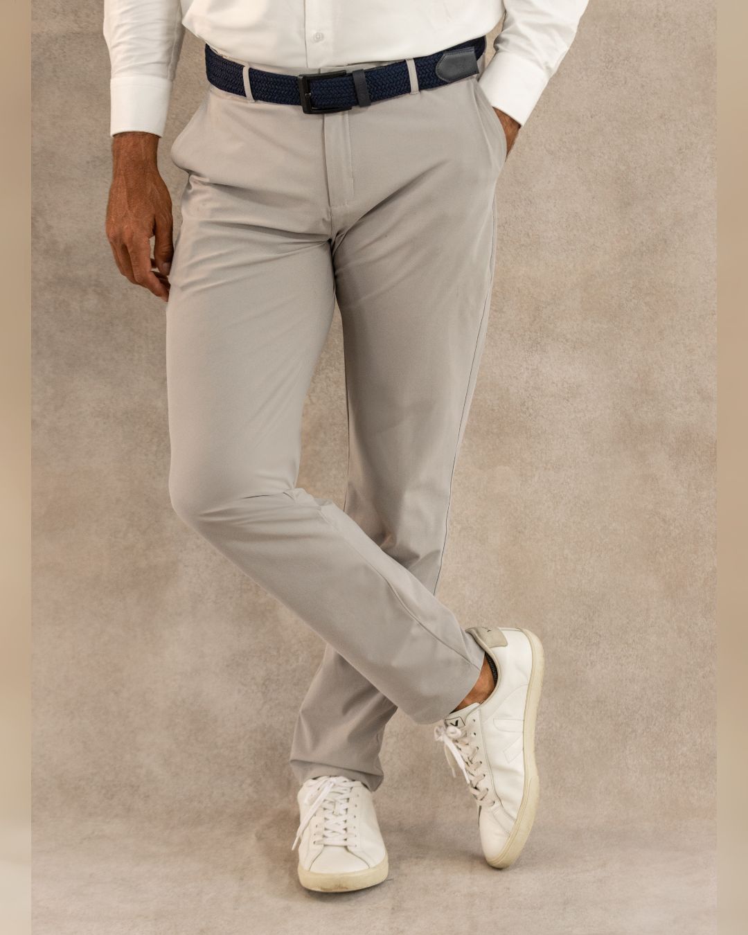 Pantalón Performance Antimanchas Light Gray