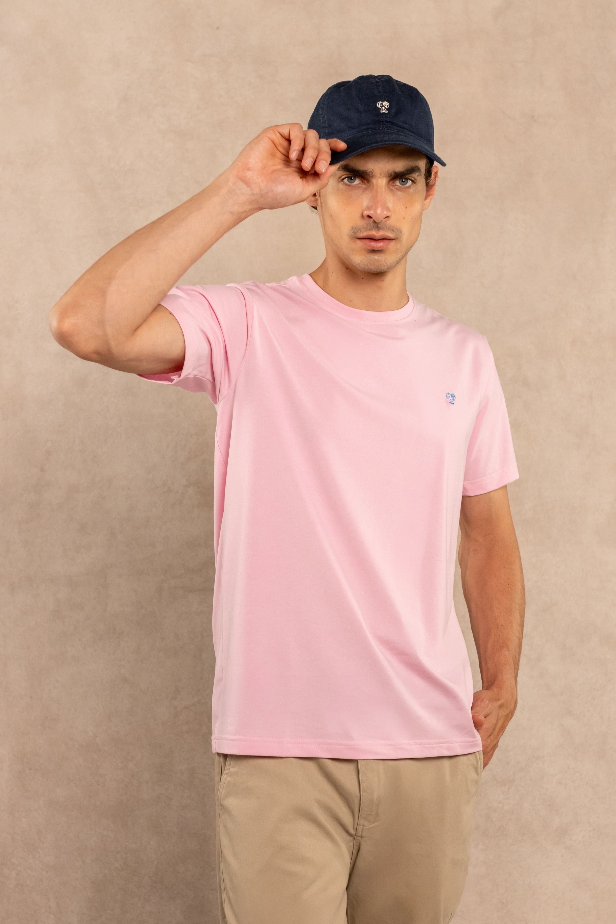 T-Shirt Antimanchas Rosada - Talla Regular