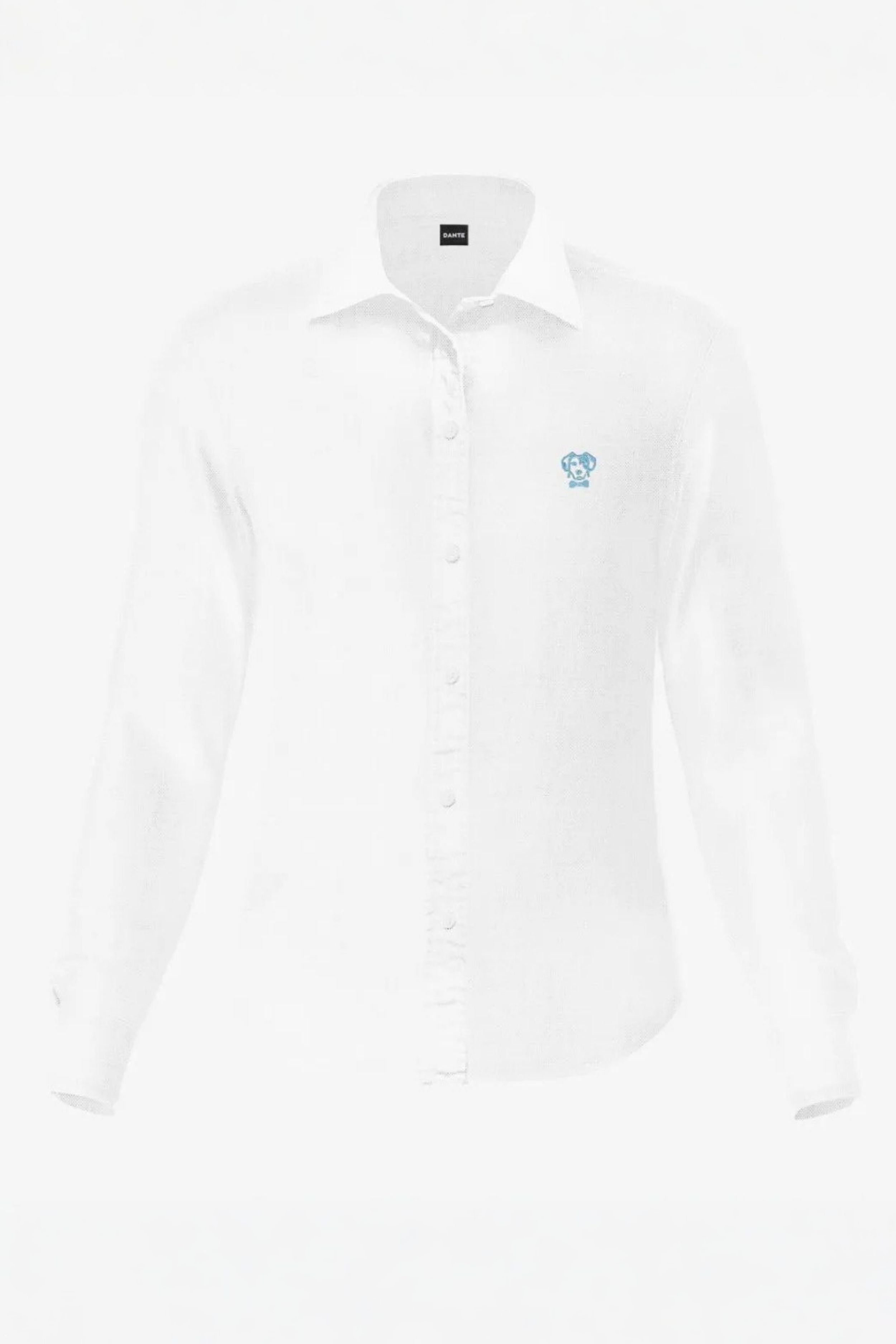 Camisa Antimanchas Oxford de Mujer Blanco
