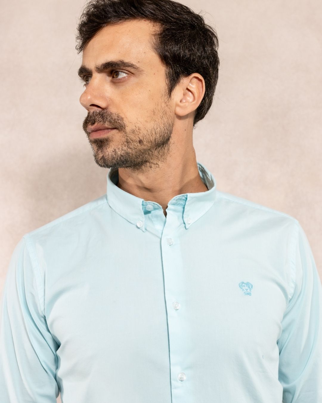 Camisa Antimanchas Baby Blue - Talla Regular