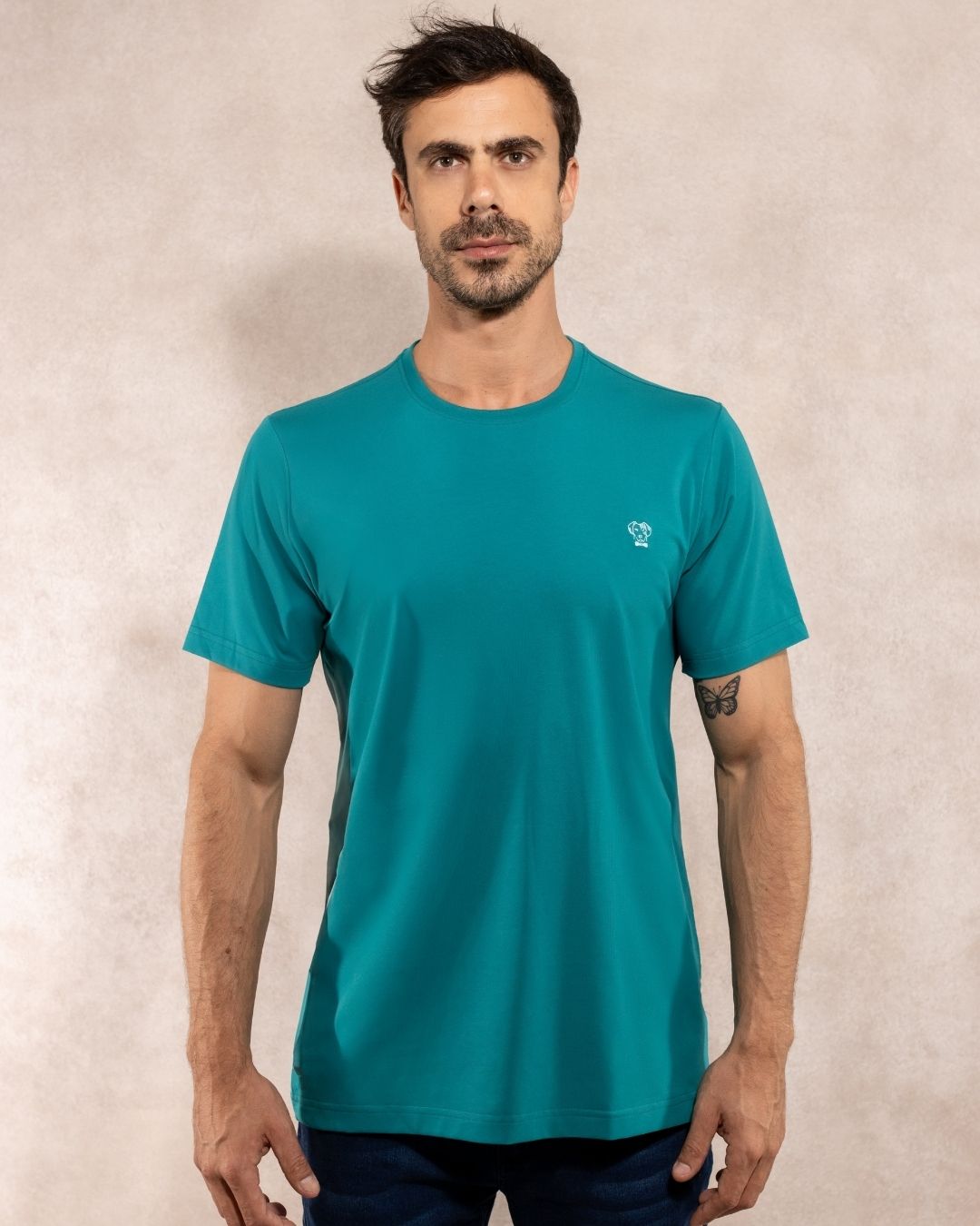 T-Shirt Antimanchas Verde Esmeralda - Talla Regular