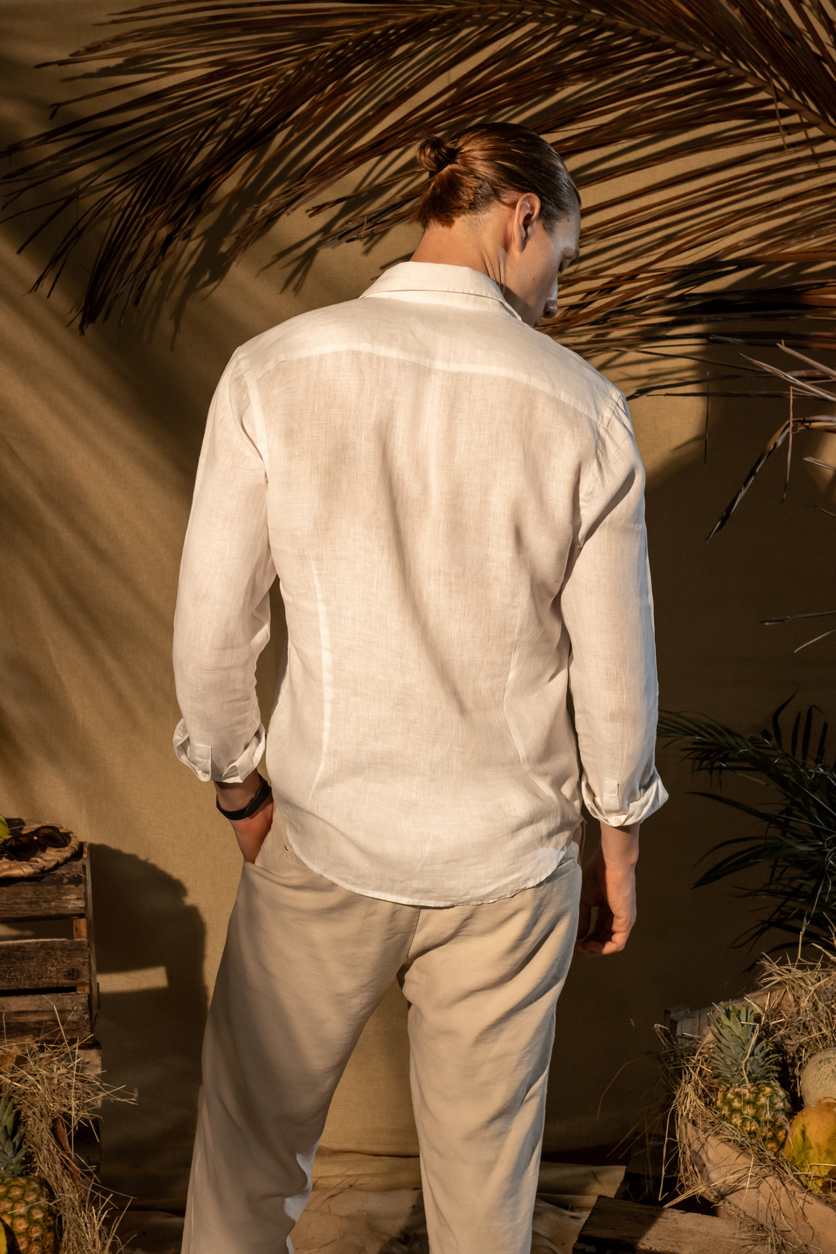 Camisa Blanca Lino