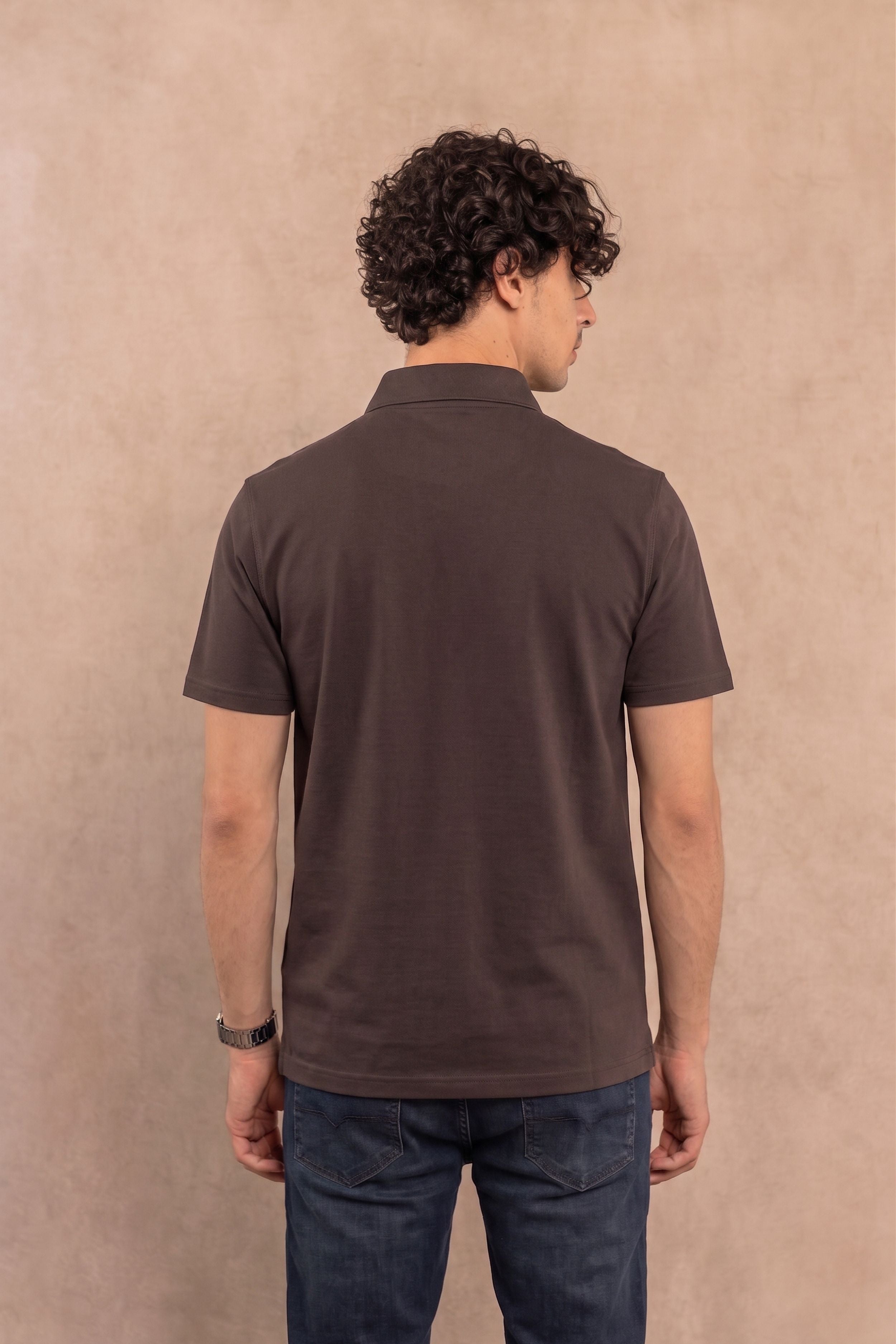 Polo Antimanchas Café