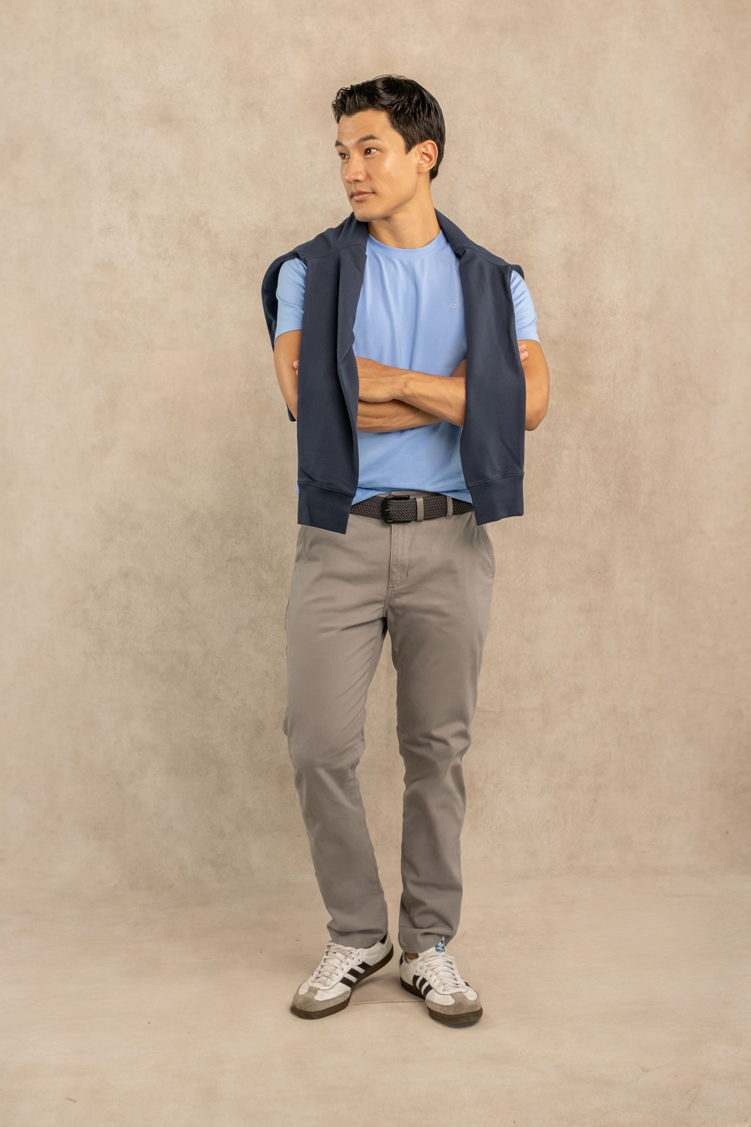 Halfzip Antimanchas Dark Blue