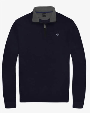 Halfzip Antimanchas Dark blue Marca DANTE para hombre foto mockup