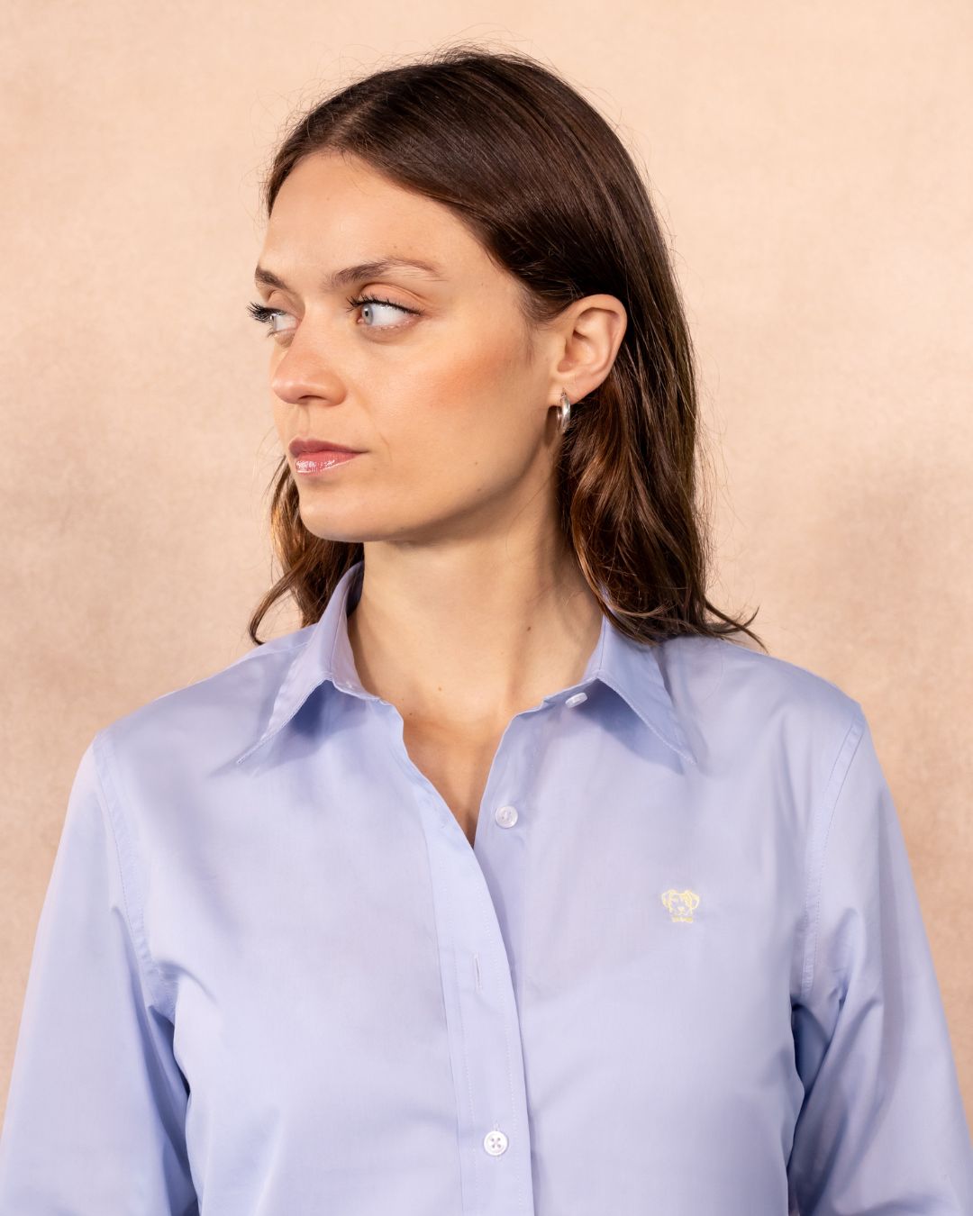 Camisa Antimanchas de Mujer Light Blue