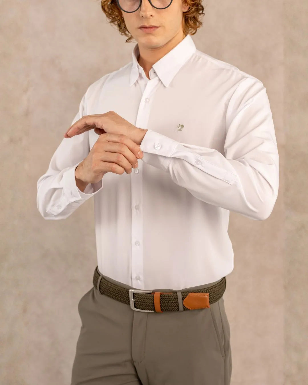 Camisa Performance Antiarrugas Blanco