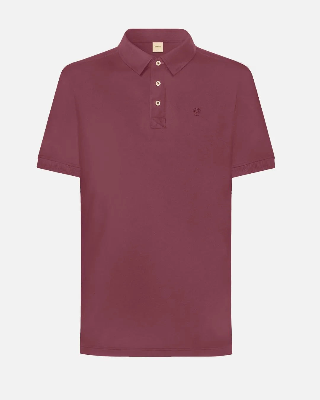 Polo Antimanchas Cuello Rigido Vinotinto
