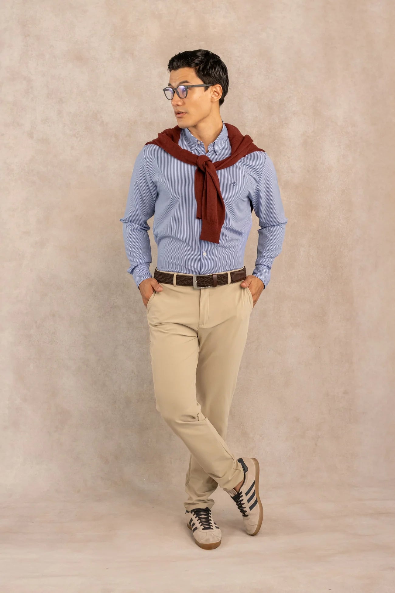 Sueter Merino Antiarrugas Vinotinto