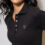 Polo Antimanchas negro para mujer de DANTE