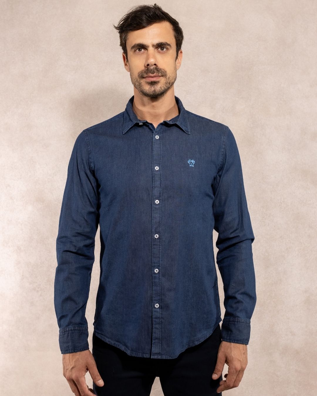 Camisa Antimanchas Denim