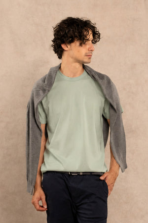 T-Shirt Antimanchas Verde Matcha - Talla Regular