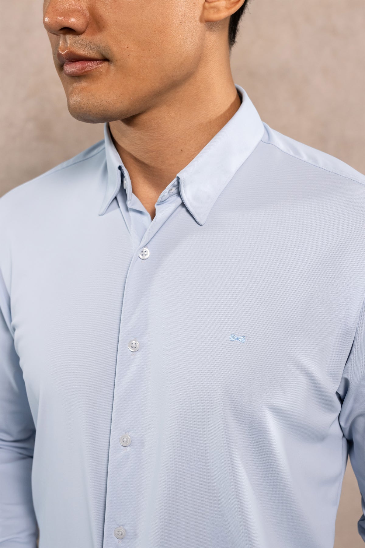 Camisa Performance Oxford Azul Claro