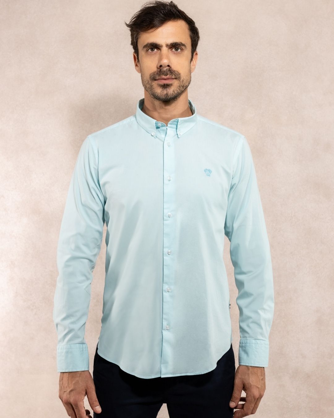 Camisa Antimanchas Baby Blue - Talla Regular