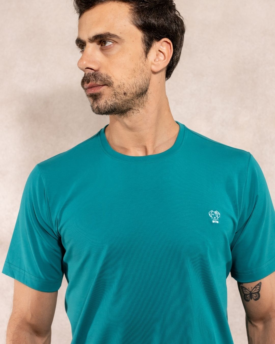 T-Shirt Antimanchas Verde Esmeralda - Talla Regular