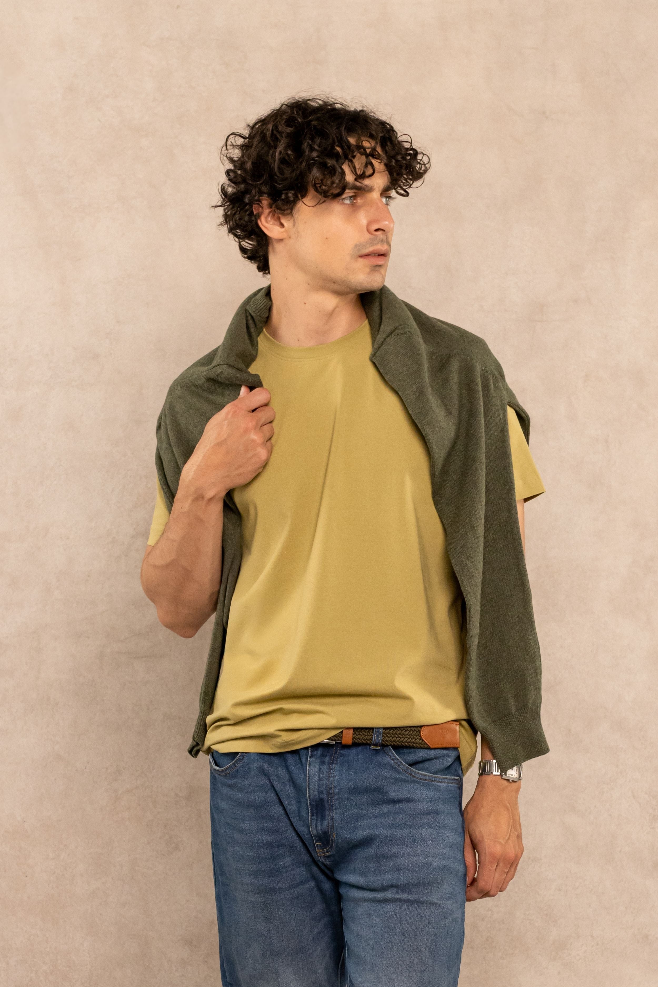 T-shirt Antimanchas Warm Olive
