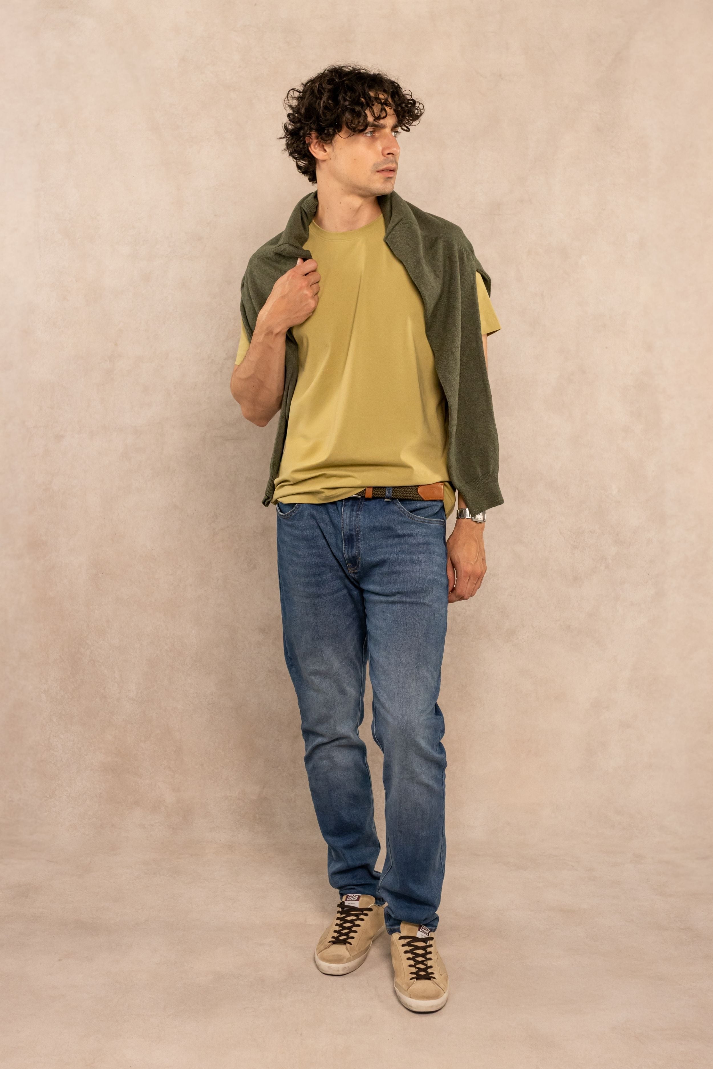 T-shirt Antimanchas Warm Olive