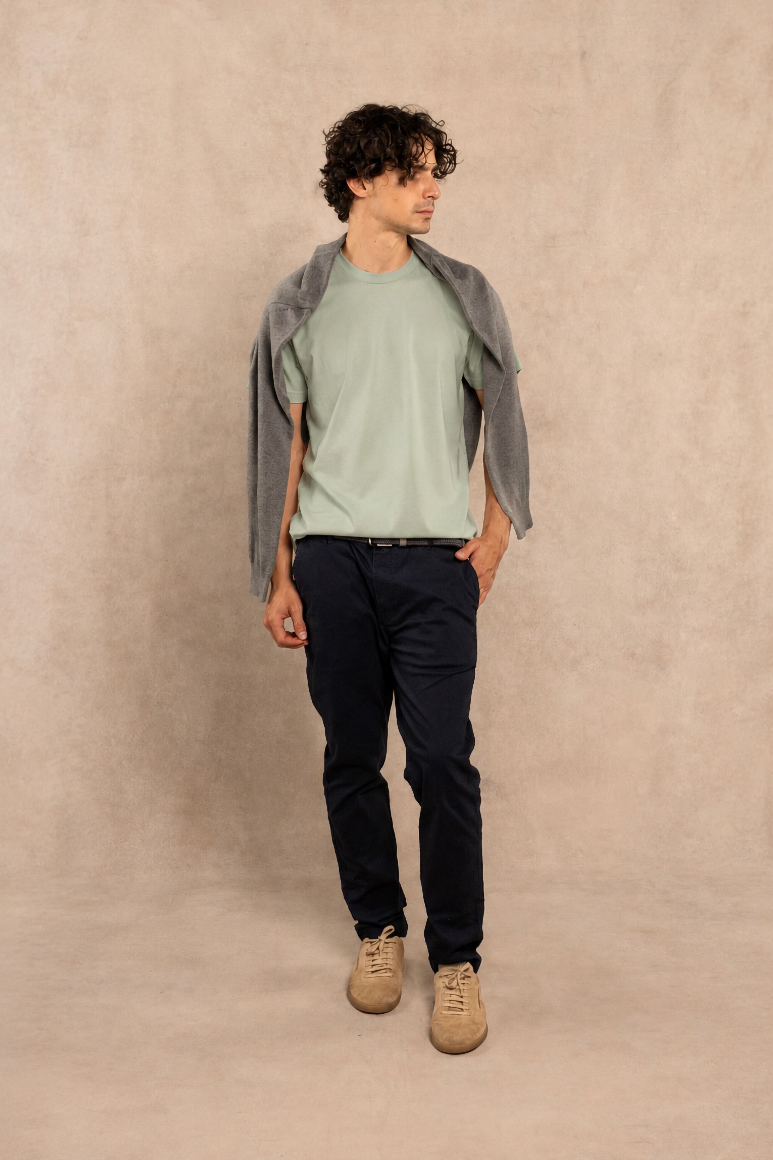 T-Shirt Antimanchas Verde Matcha - Talla Regular