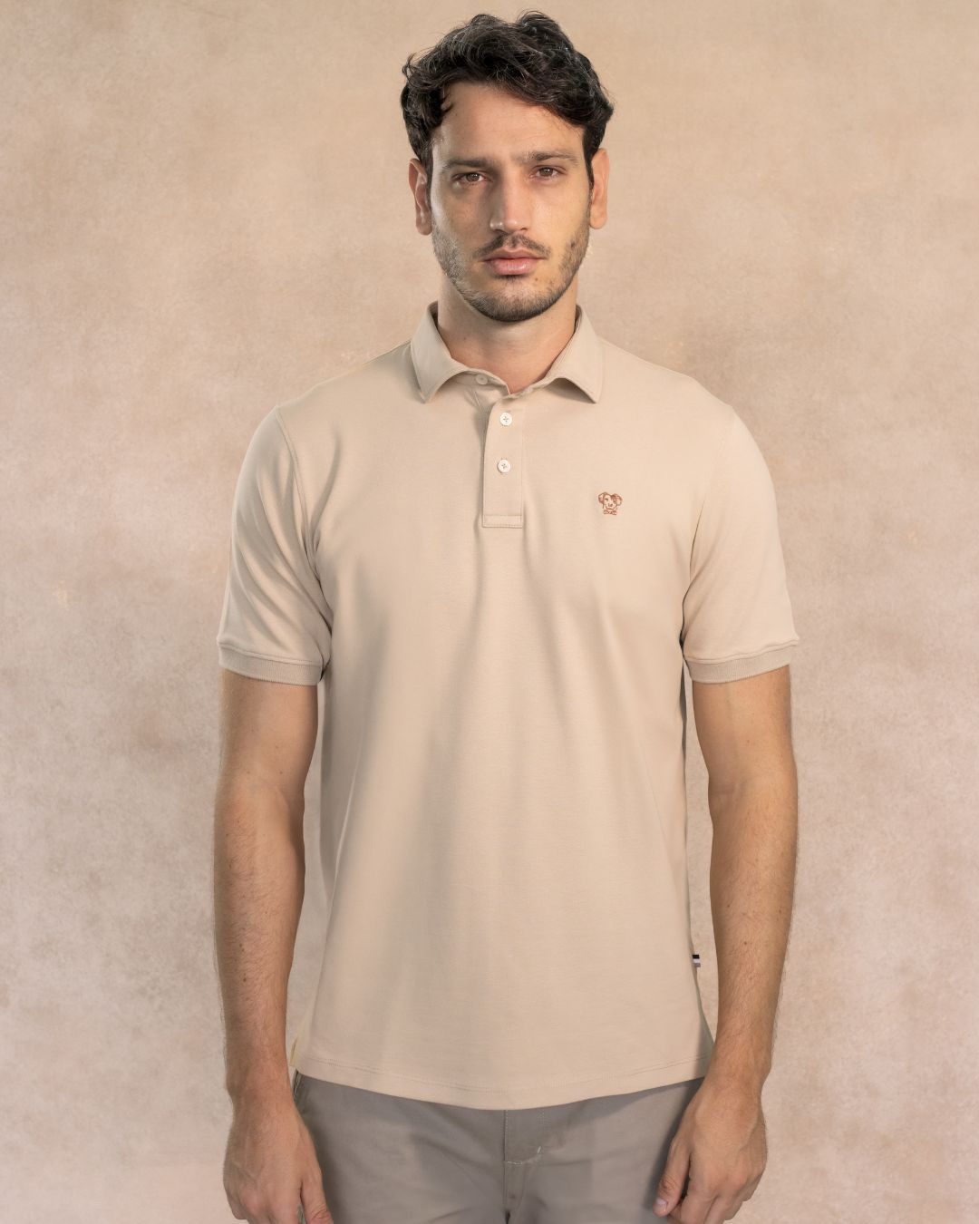 Polo Antimanchas Cuello Rígido Arena