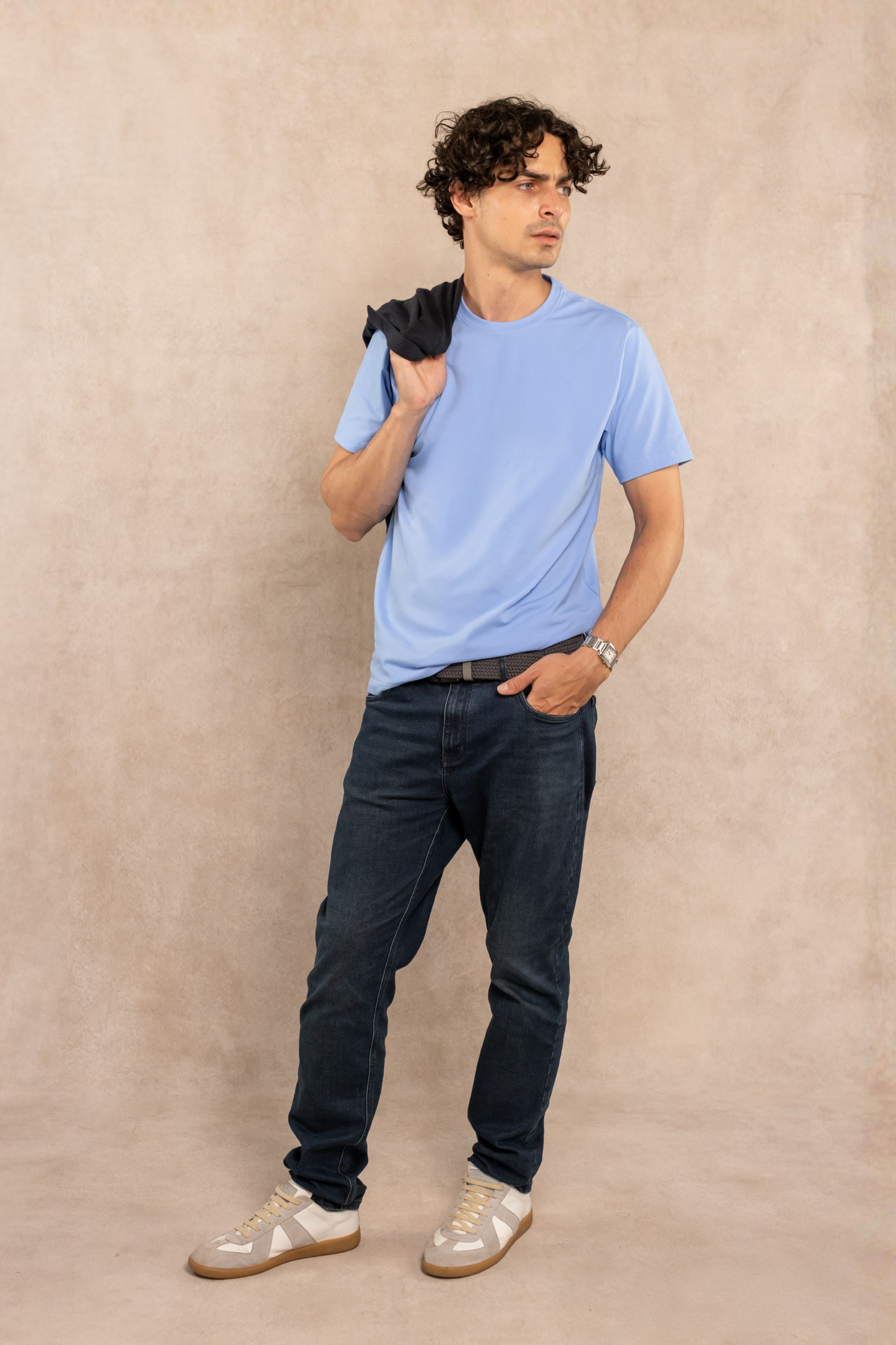 T-shirt Antimanchas Cerulian Blue