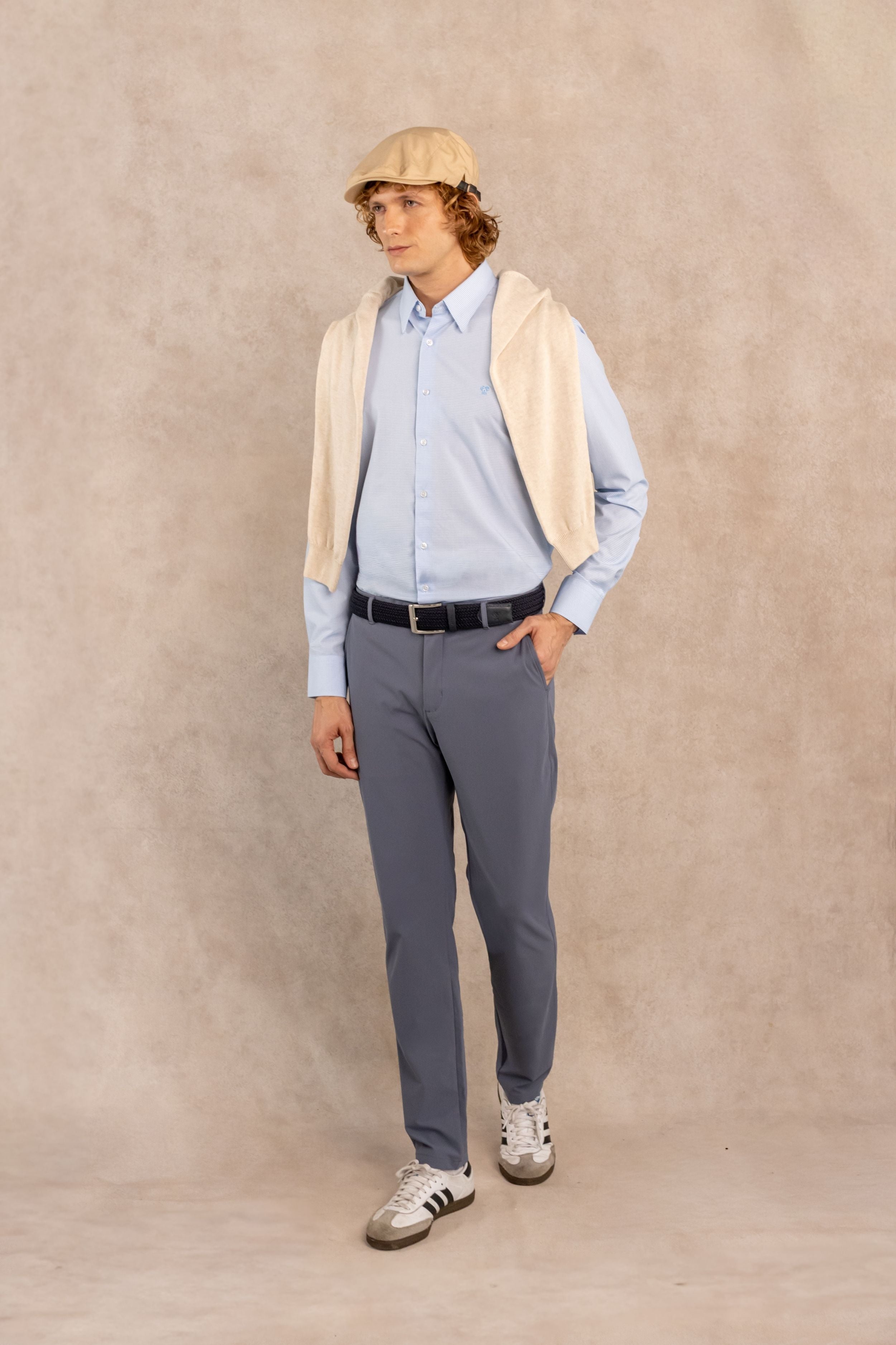 Pantalón Performance Antimanchas Azul Indico