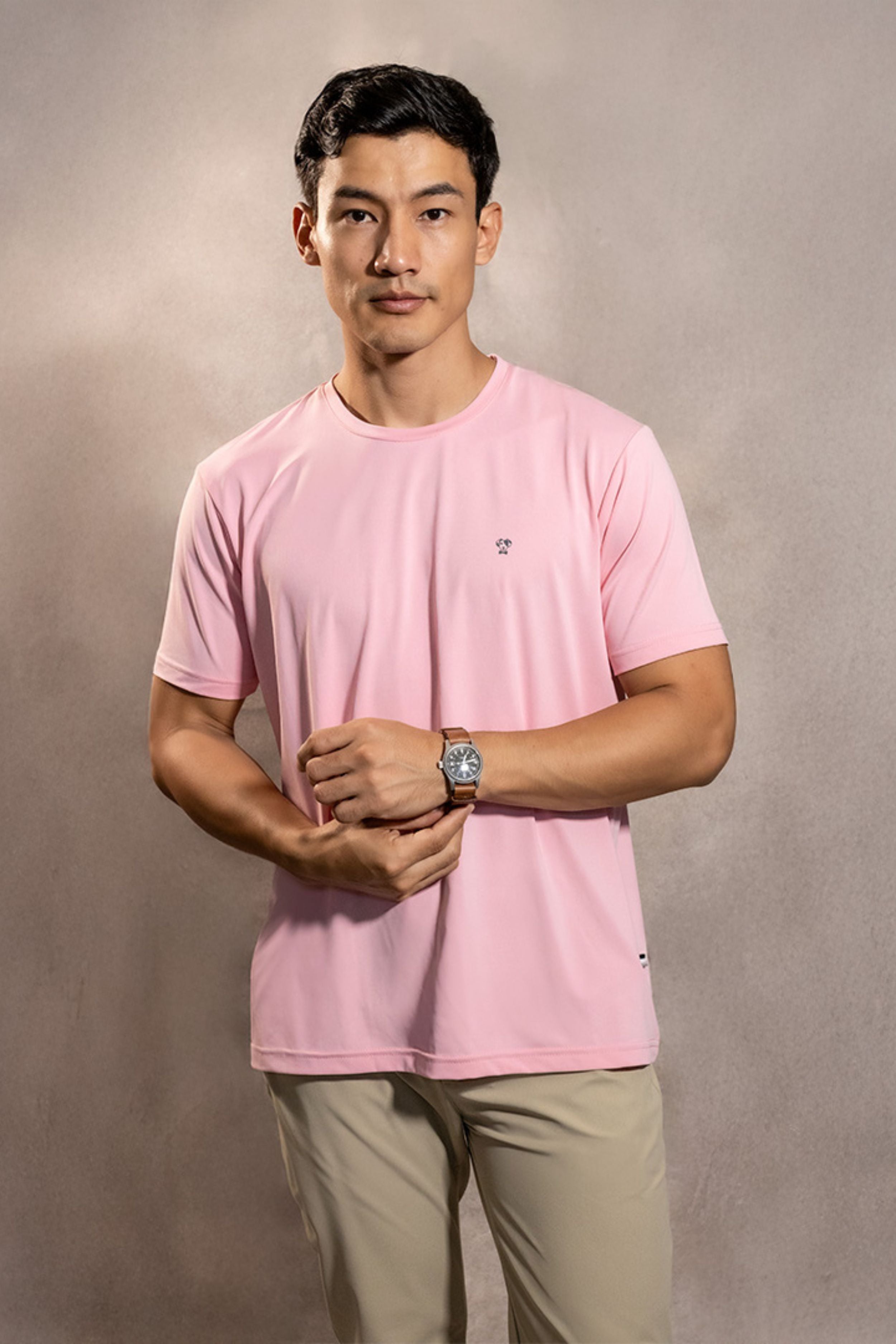 T-Shirt Performance Antiarrugas Peach