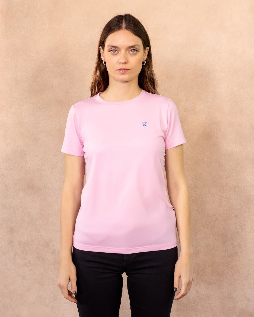 Camiseta Antimanchas de Mujer Rosado