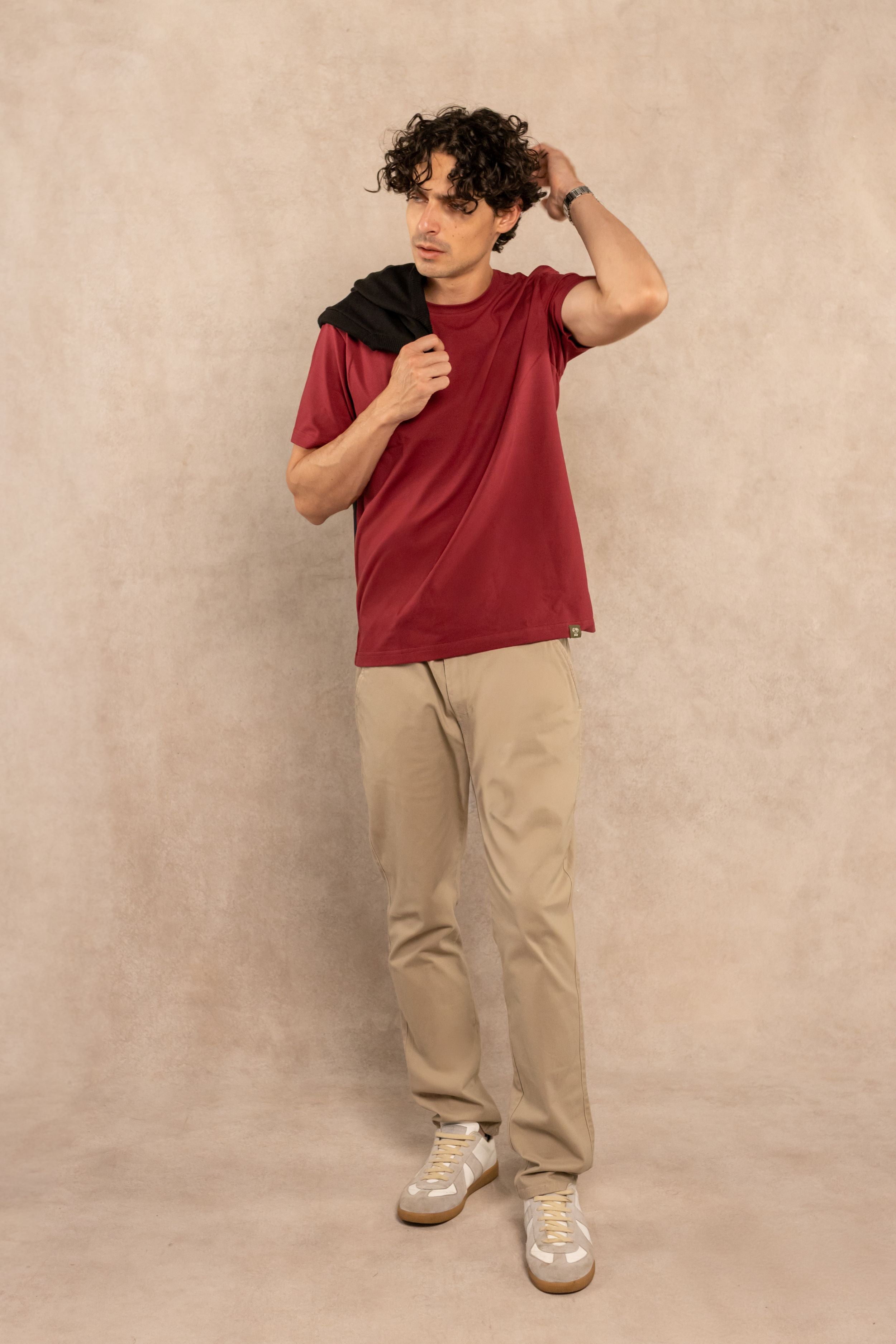 T-Shirt Antimanchas Vinotinto - Talla Regular