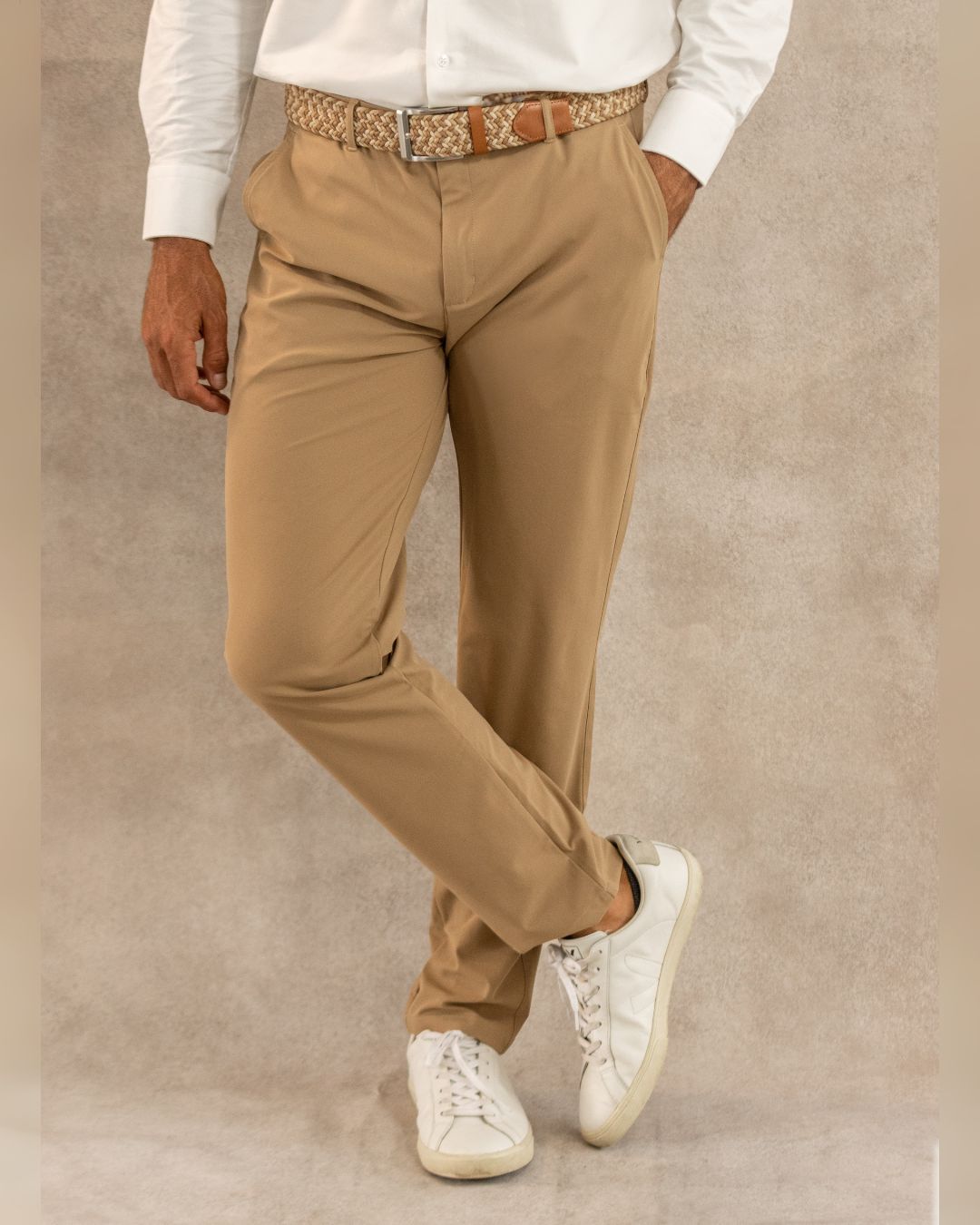 Pantalón Performance Antimanchas Camel