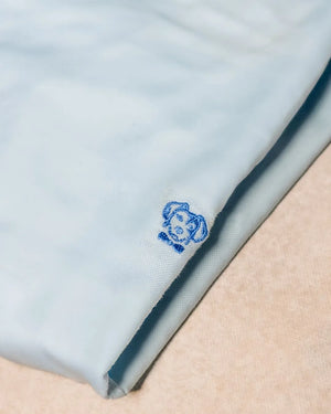 Camisa antimanchas Oxford Azul Sky Logo Combinado marca DANTE para hombre regular fit foto  logo