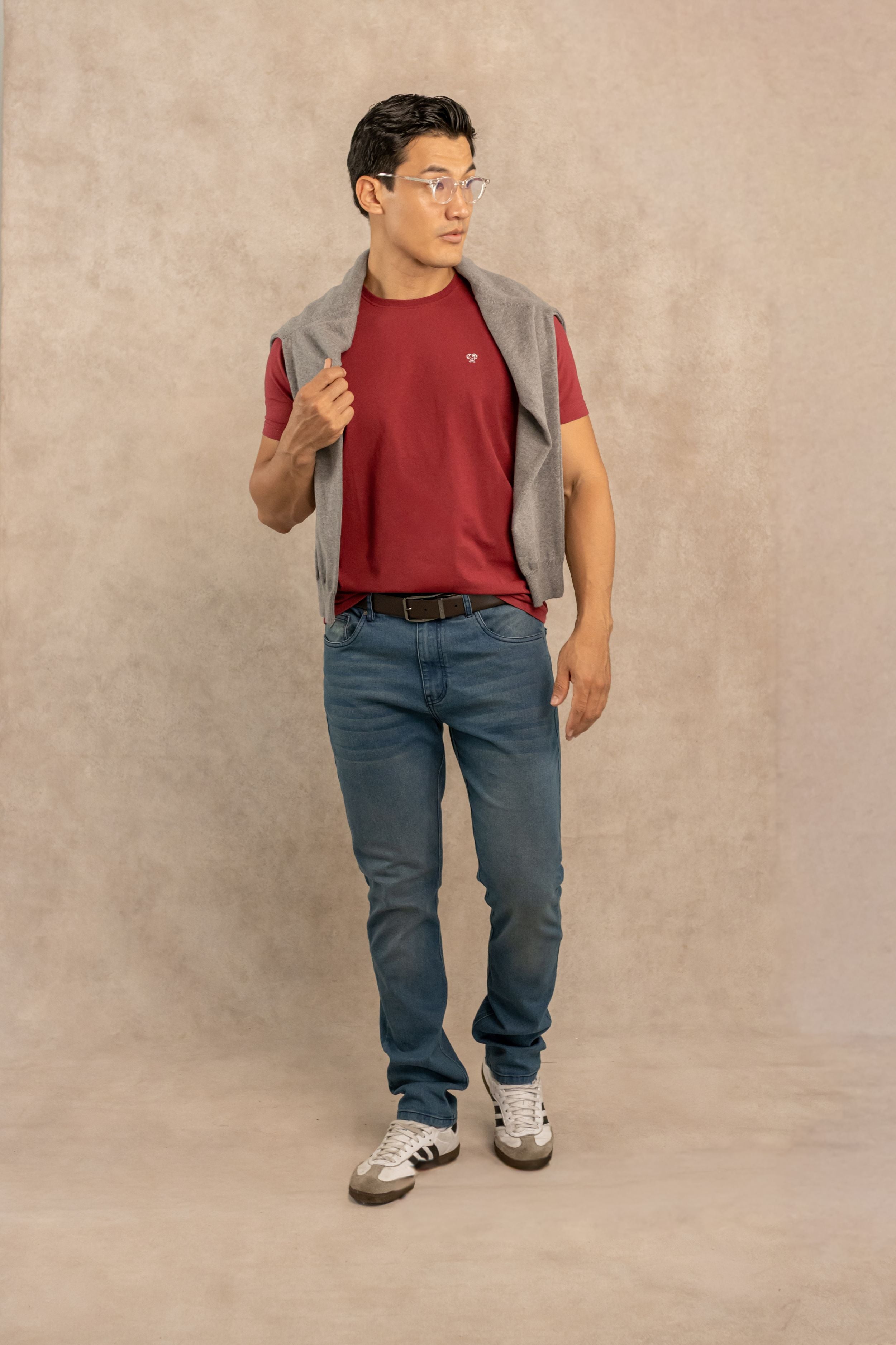 T-Shirt Antimanchas Vinotinto - Talla Regular