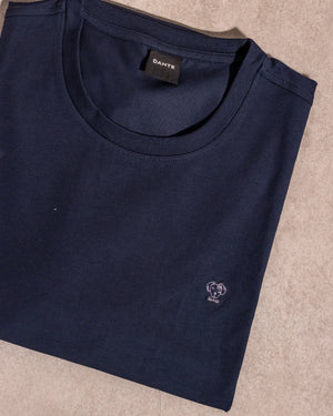 Camiseta antimanchas Dark Blue hombre marca DANTE tallaje regular fit foto producto