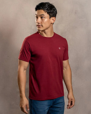 T-Shirt Antimanchas Vinotinto - Talla Regular