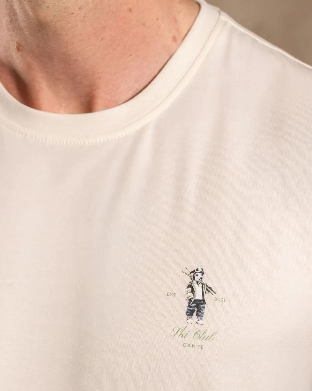 Camiseta Antimanchas Blanca Ski