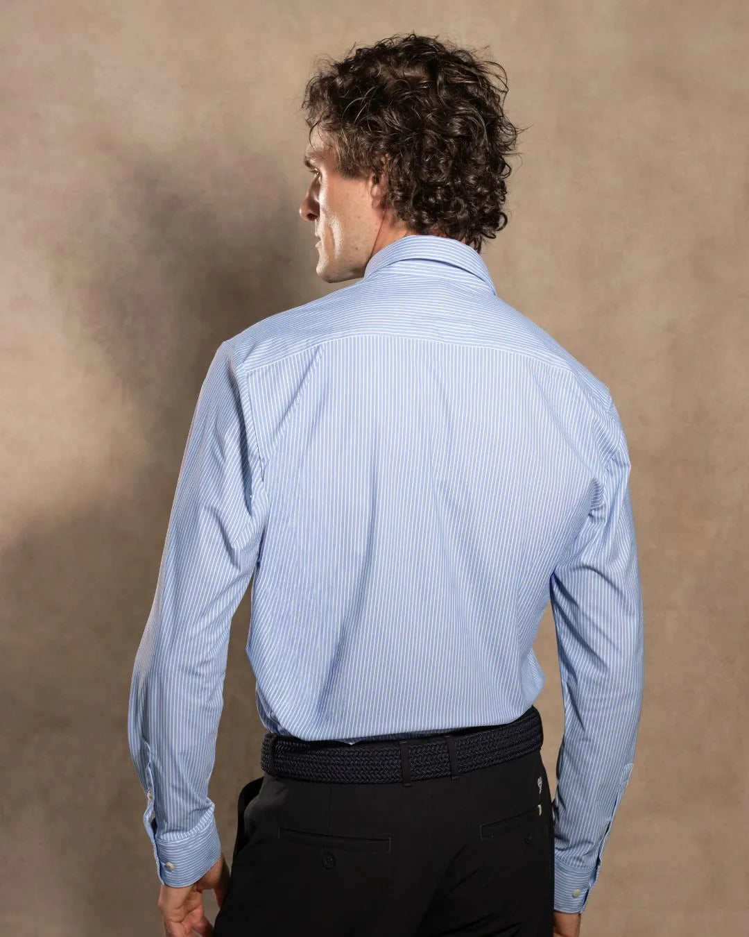 Camisa Performance Rayas Blue Striped