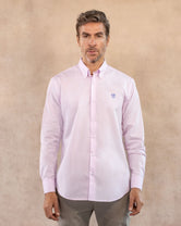Camisa Antimanchas Popelina Light Pink - Talla Regular