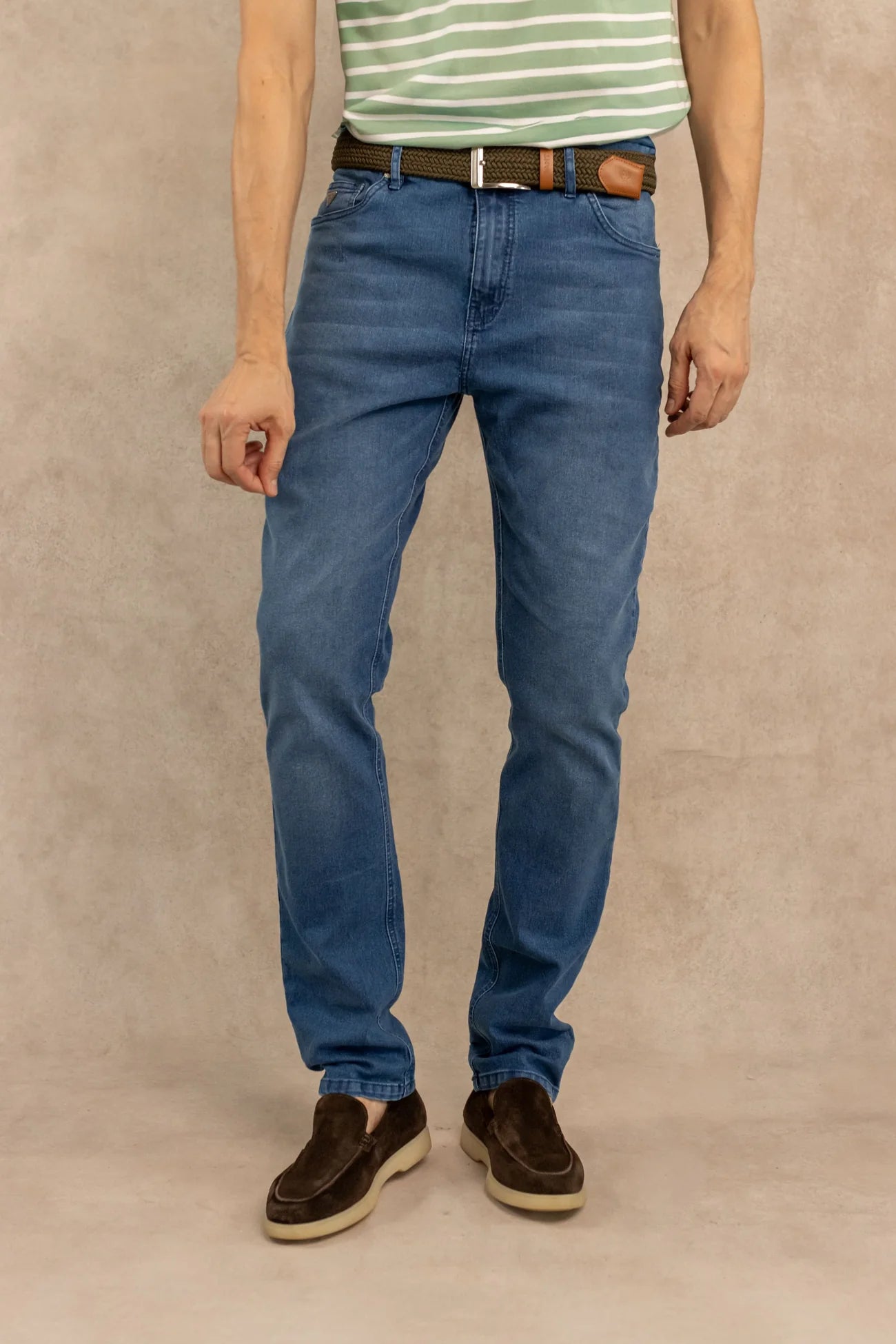 Jean Elástico Sandblast