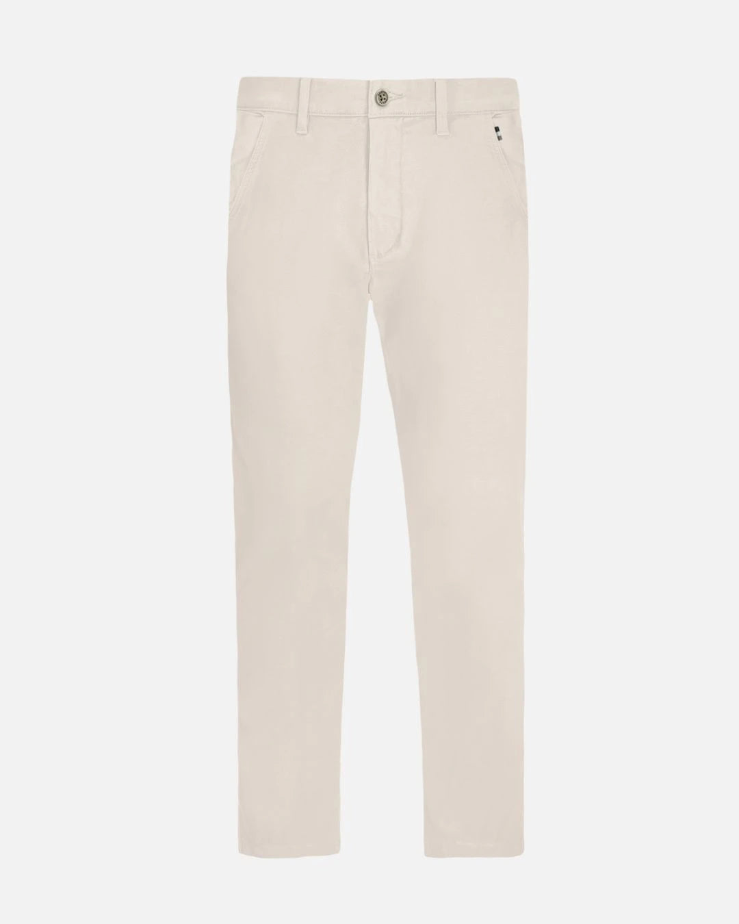 Pantalón elástico chino color MArfil para hombre marca DANTE foto mockup